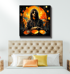 Pop Art Groove Colorful Music Icons Wall Decor