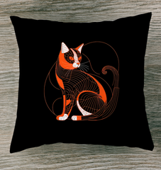 Cozy Calico Cat Cushion