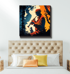 Harmonious Melodies - Abstract Music Canvas Art - Beyond T-shirts