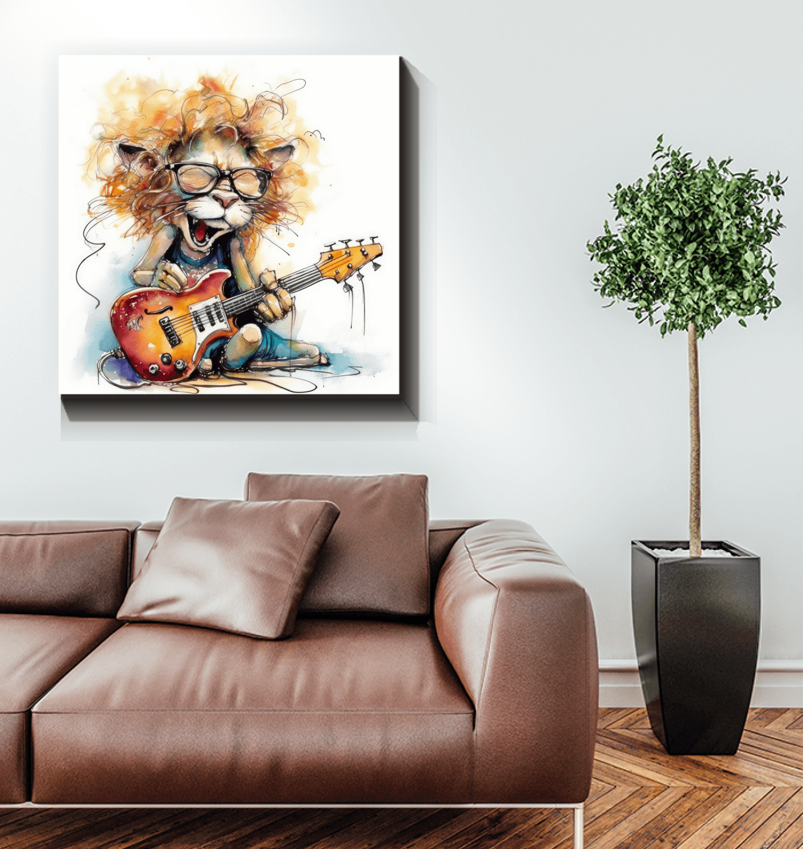 Melodious Mischief Caricature Canvas Art - Beyond T-shirts