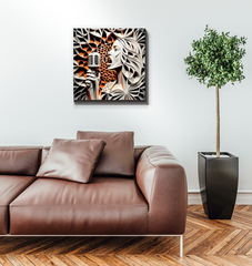 Hip Hop Beat Street Wrapped Canvas