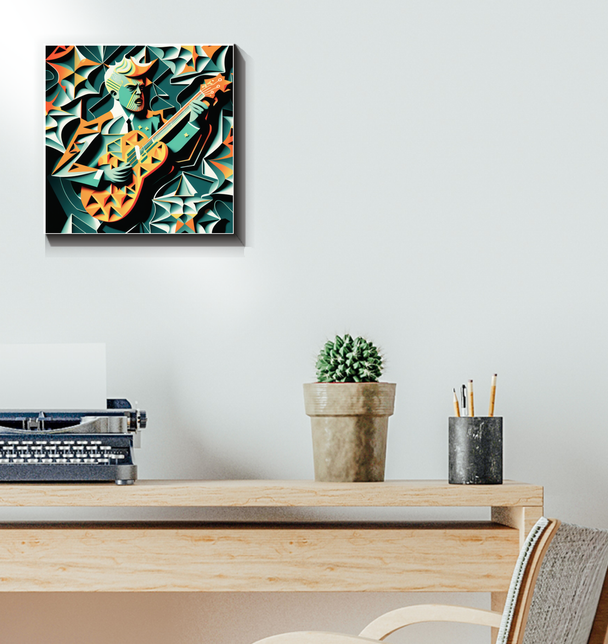 Melodious Muse Wrapped Canvas