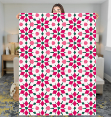 Kaleidoscope Magic Sherpa Blanket