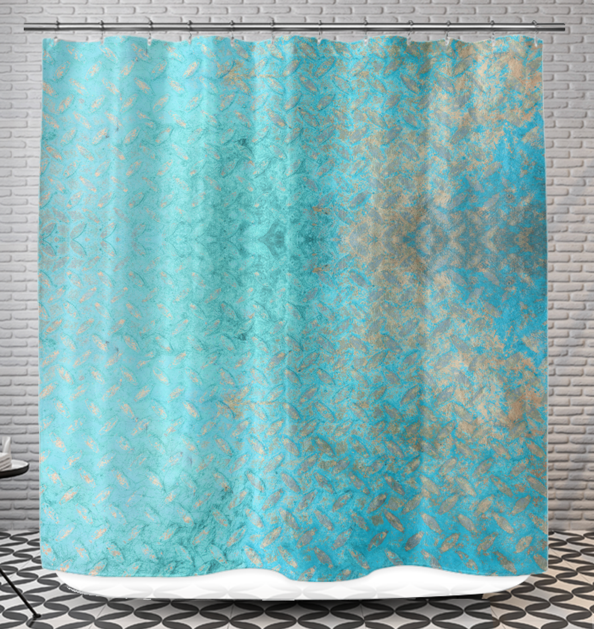 Plush Performance Texture Shower Curtain