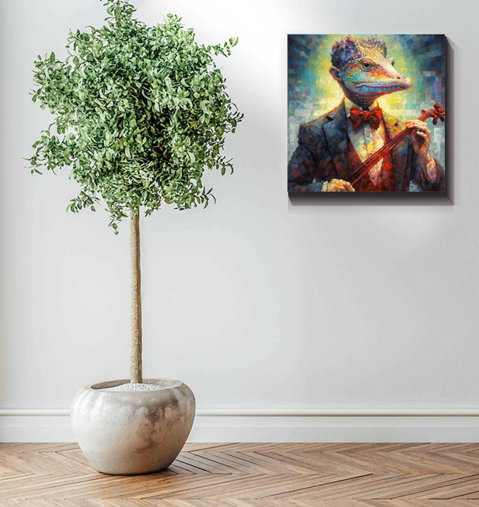Whimsical Peacock Painting.