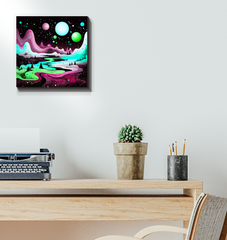 Radiant Redwoods Forest Landscape Canvas