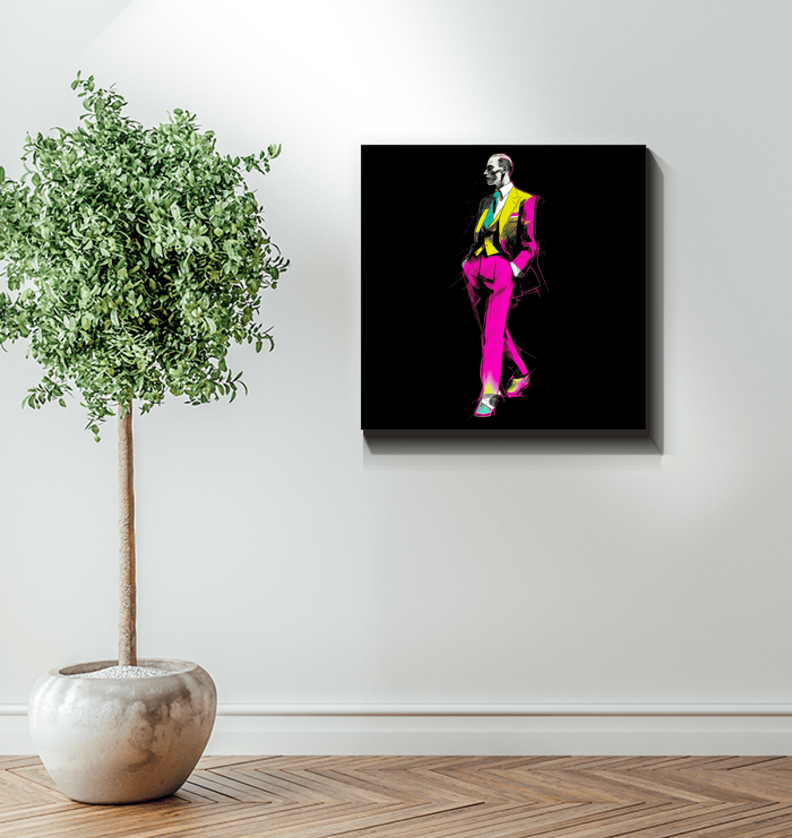 Dynamic Fashion Illustration Canvas - Beyond T-shirts