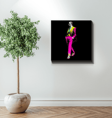 Dynamic Fashion Illustration Canvas - Beyond T-shirts