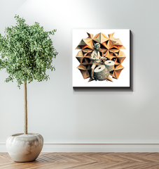 Noteworthy Nebula Wrapped Canvas