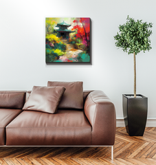 Desert Mirage Landscape Wrapped Canvas