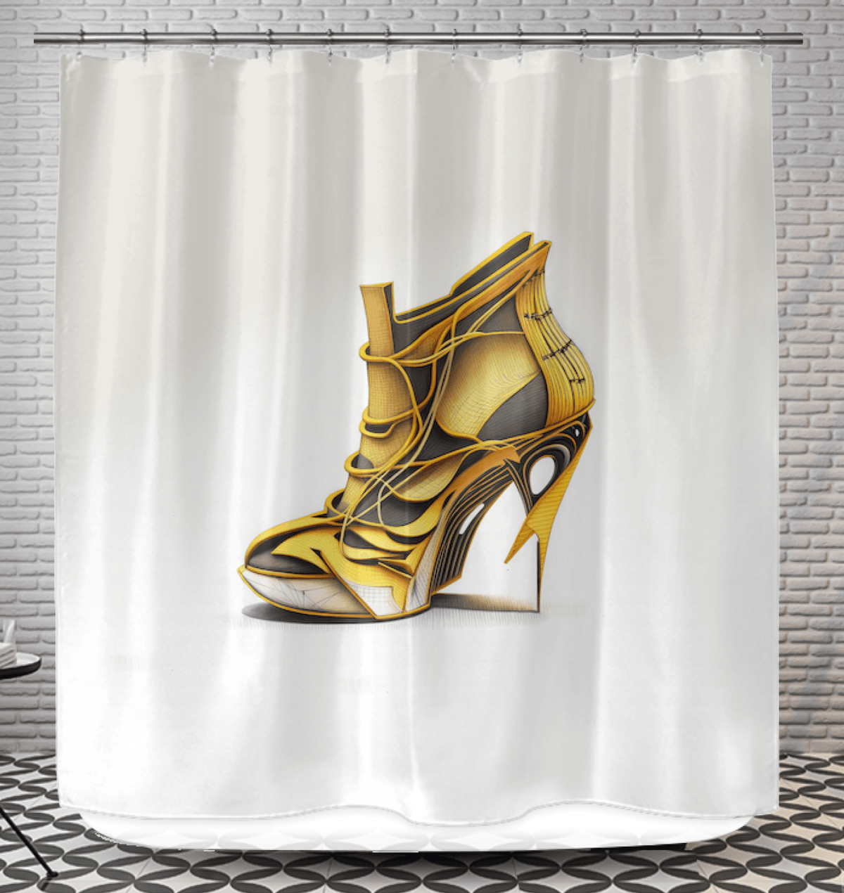 TechStep Futuristic Shoe Curtain - Beyond T-shirts