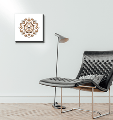 Mandala Wisdom Metal Wall Clock - Beyond T-shirts