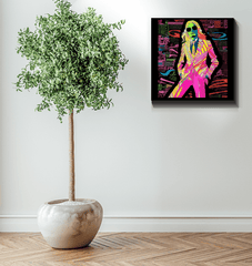 Graffiti Runway Canvas Art - Beyond T-shirts