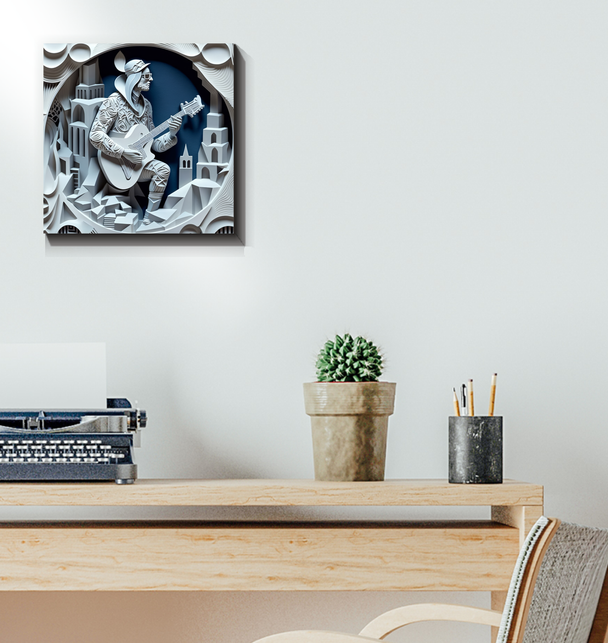 Sonic Spectrum Wrapped Canvas