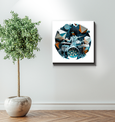 Bassline Beauty Wrapped Canvas