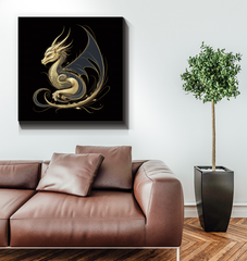Majestic Dragon Sky Dance Canvas