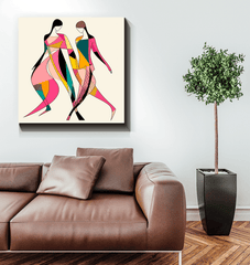 Abstract Runway Couture Fusion Canvas - Beyond T-shirts