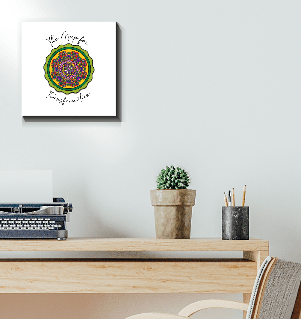 Sacred Geometry Mandala Canvas - Beyond T-shirts