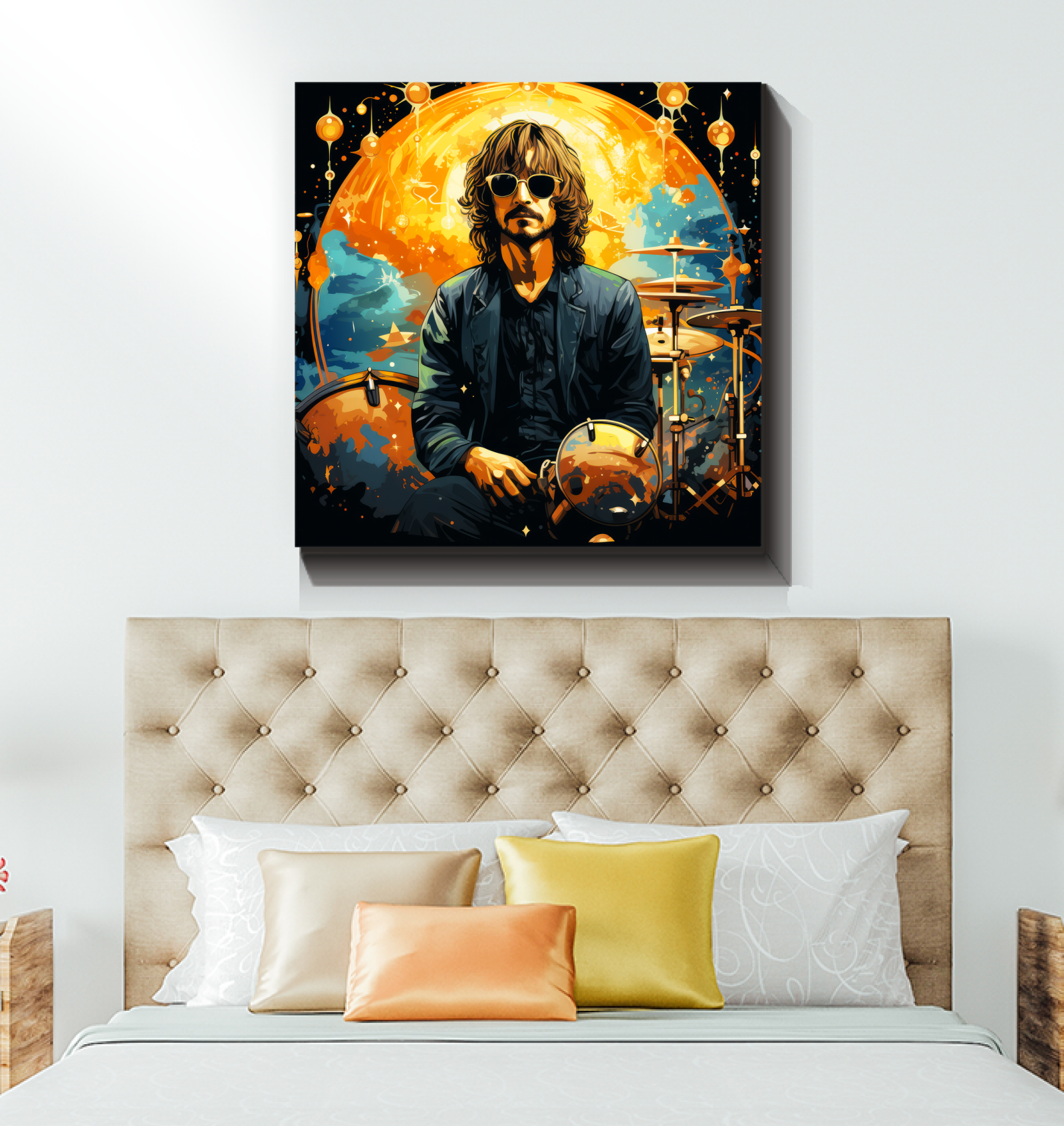 Mandolin Mystique Musical Instrument Canvas