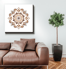 Mandala Wisdom Metal Wall Clock - Beyond T-shirts