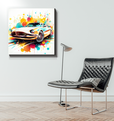 Countryside Drive Wrapped Canvas