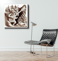 Beatbox Boulevard Wrapped Canvas