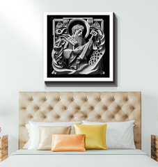 Captivating bebop jazz club canvas for art lovers