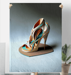 Futuristic Shoe Snuggle Elegance - Beyond T-shirts