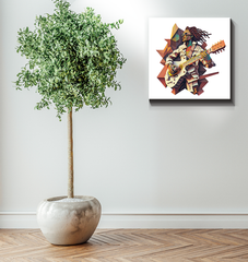 Melodic Marvel Wrapped Canvas