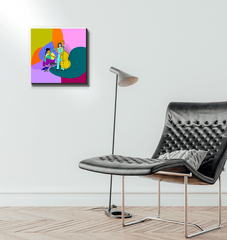 Band Of Musicians Wrapped Canvas - Beyond T-shirts
