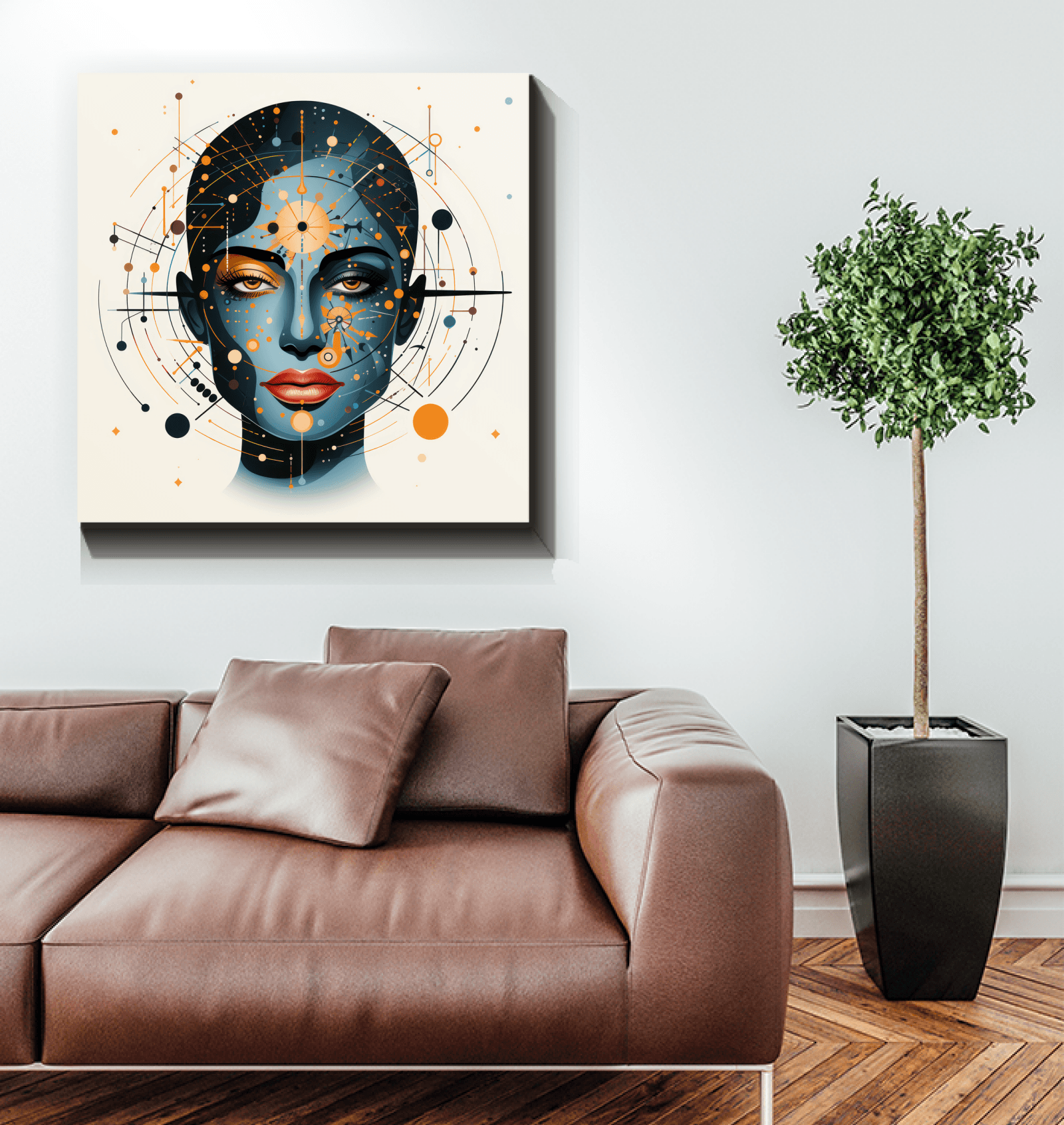 Abstract Goddesses: Women's Canvas Art - Beyond T-shirts