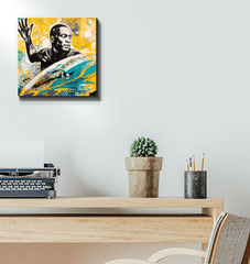 Detail texture of Surfing 5 14 Canvas art
