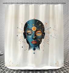 Vibrant Visions Art Shower Curtain - Beyond T-shirts