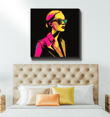 Runway Allure Fashion Canvas Print - Beyond T-shirts