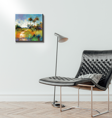 Coastal Serenity Wrapped Canvas