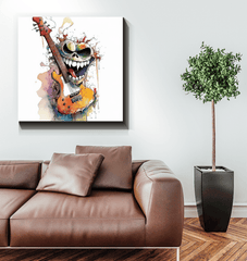 Beat-bopping Buffoonery Caricature Art Canvas - Beyond T-shirts