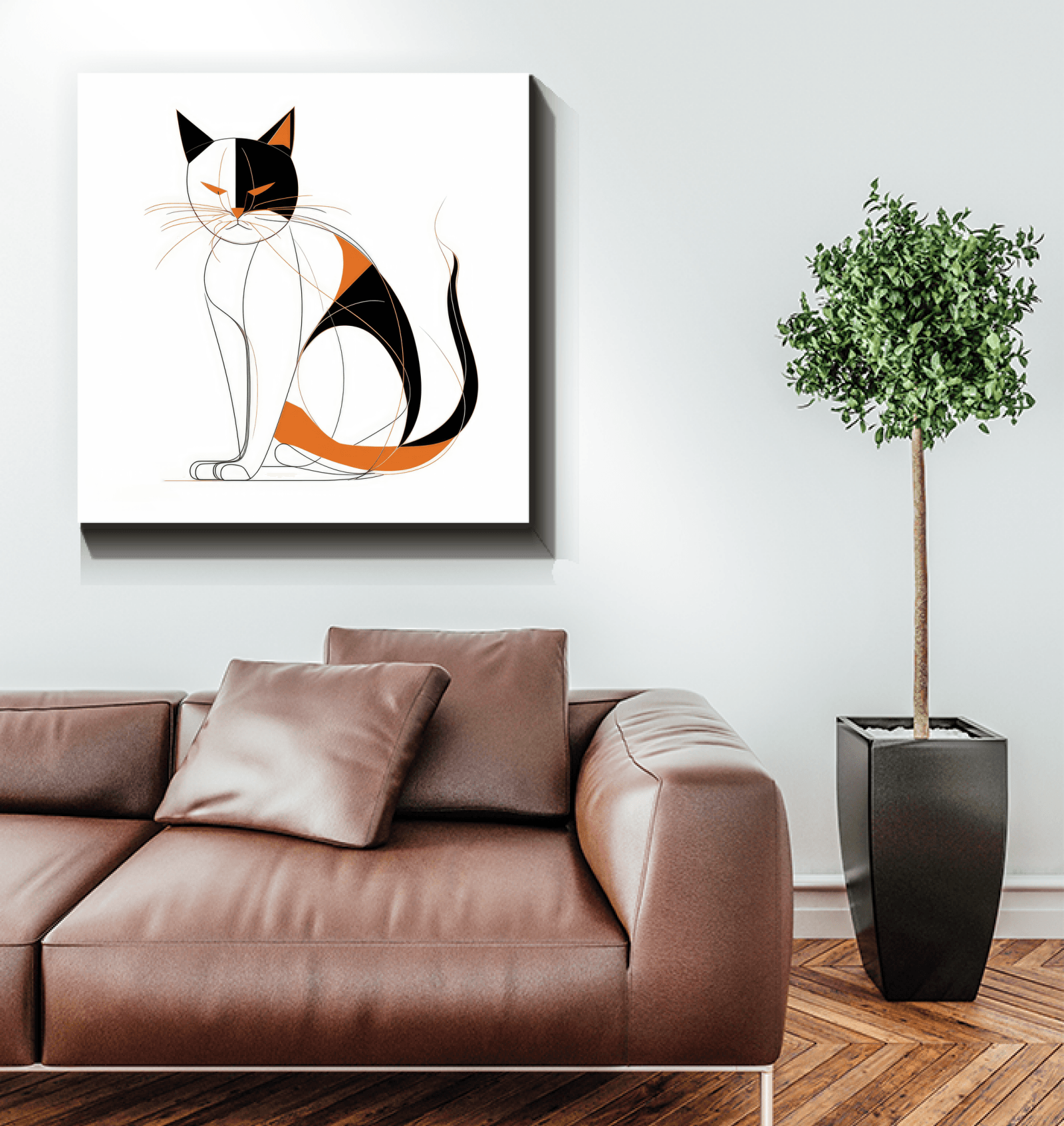 Majestic Cat Desert Mirage Canvas - Beyond T-shirts