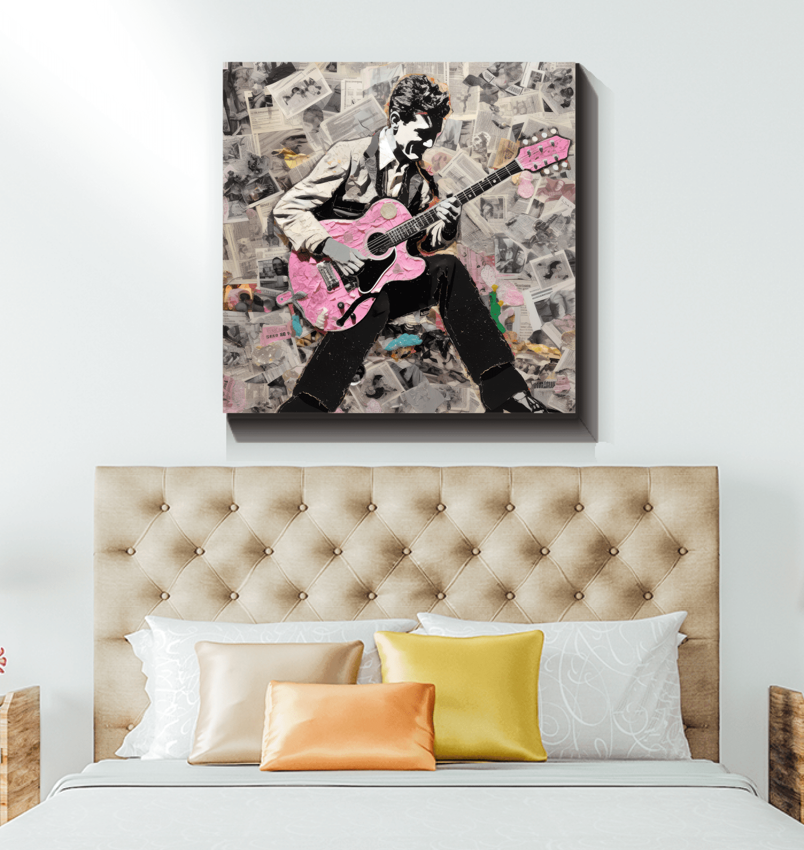 Euphoric Resonance Wrapped Canvas Notes Of Bliss - Beyond T-shirts