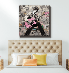 Euphoric Resonance Wrapped Canvas Notes Of Bliss - Beyond T-shirts