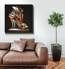 Visualizing Tomorrow's Shoes - Canvas Art Print - Beyond T-shirts