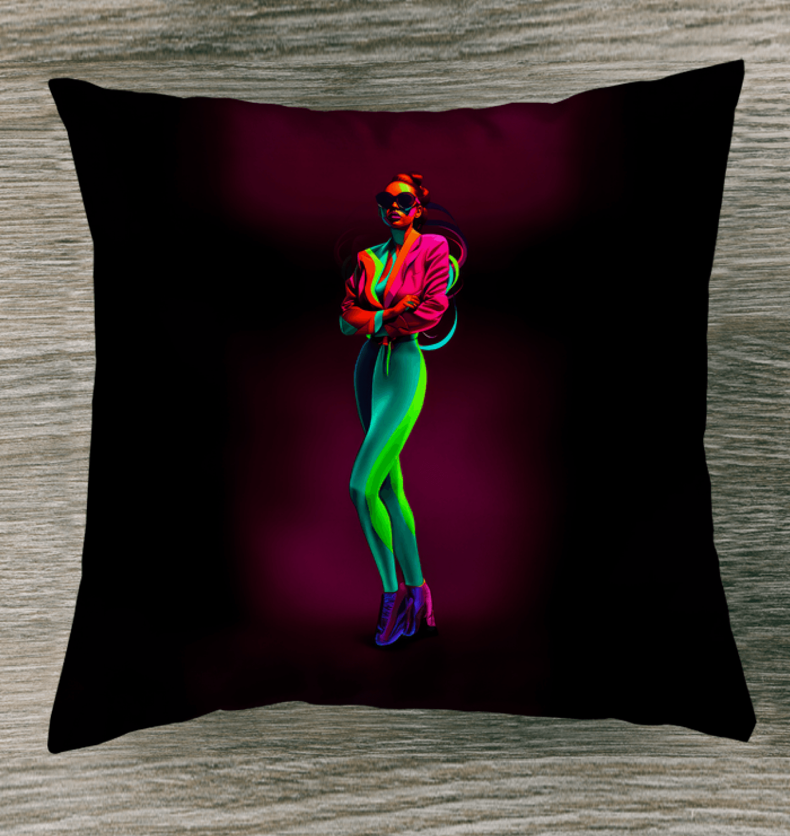 Fashion Icon Outdoor Decorative Pillow - Beyond T-shirts