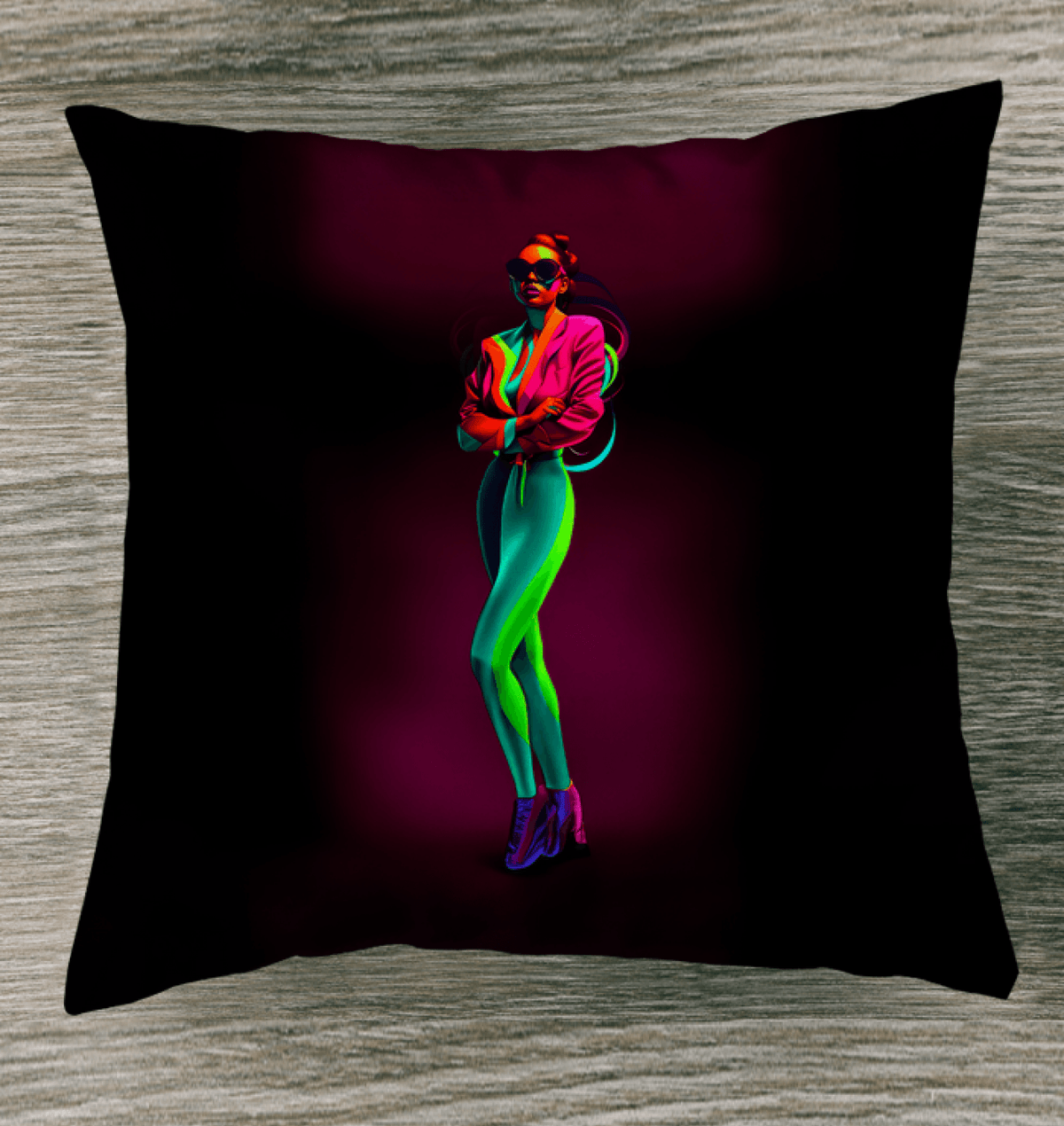 Fashion Icon Outdoor Decorative Pillow - Beyond T-shirts