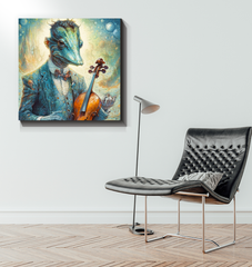 Decorative Canvas with Giraffe.