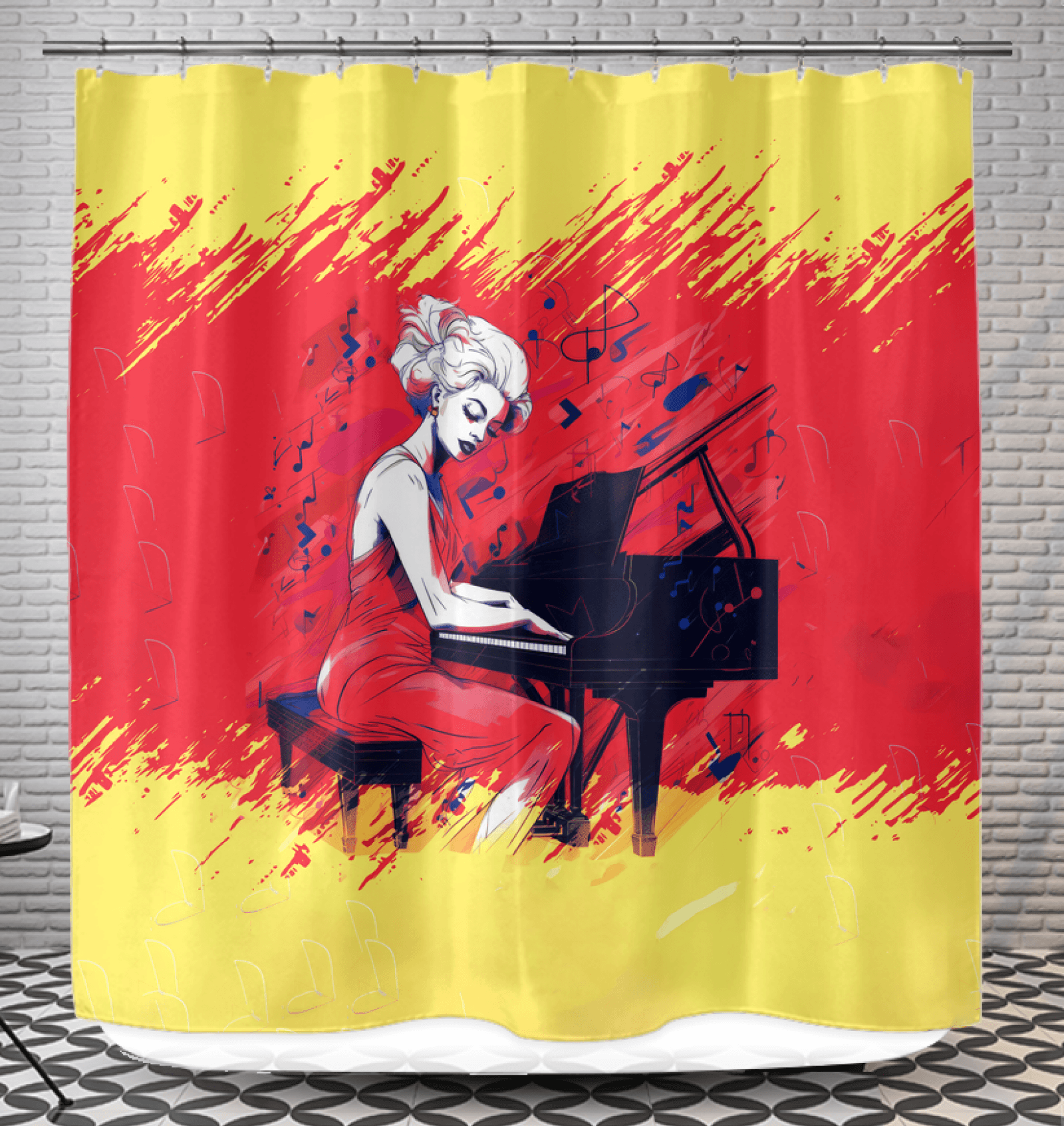 Classical Couture Shower Curtain - Beyond T-shirts