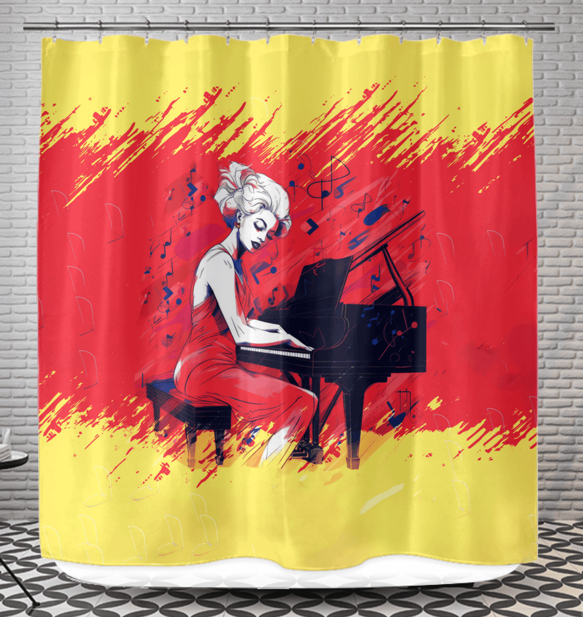Classical Couture Shower Curtain - Beyond T-shirts