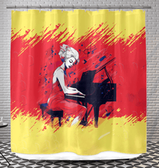 Classical Couture Shower Curtain - Beyond T-shirts