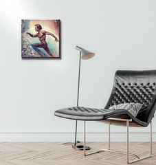 Tidal Flow Wrapped Canvas - Beyond T-shirts