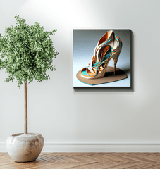 Futuristic Footwear Dreams - Canvas Artwork - Beyond T-shirts