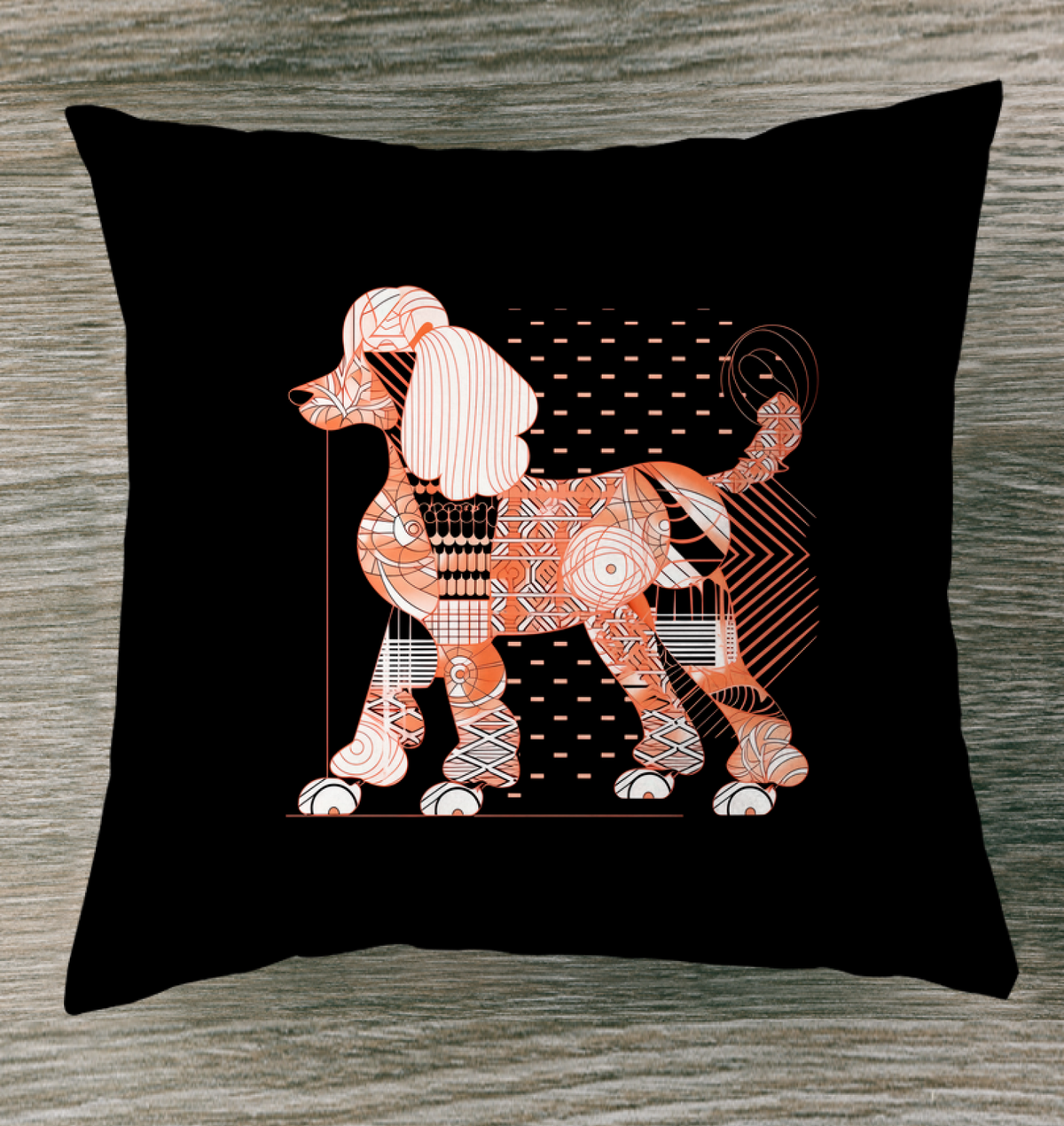 Noble Bulldog Portrait Cushion