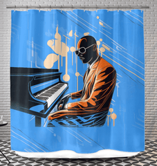 Artful Elegance Fashion Jam Shower Curtain - Beyond T-shirts